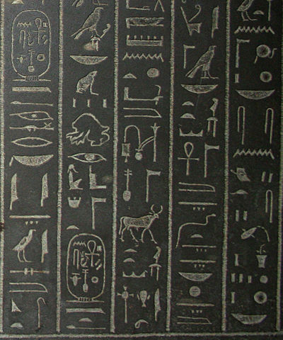 Heiroglyphs sample British Museum